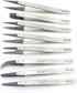 Precision Tweezer Set - FEITA Antistatic Replaceable Fiber Tip Stainless Steel ESD Tweezers for Electronics, Jewelry-Making, Laboratory, Hobby (8 ...